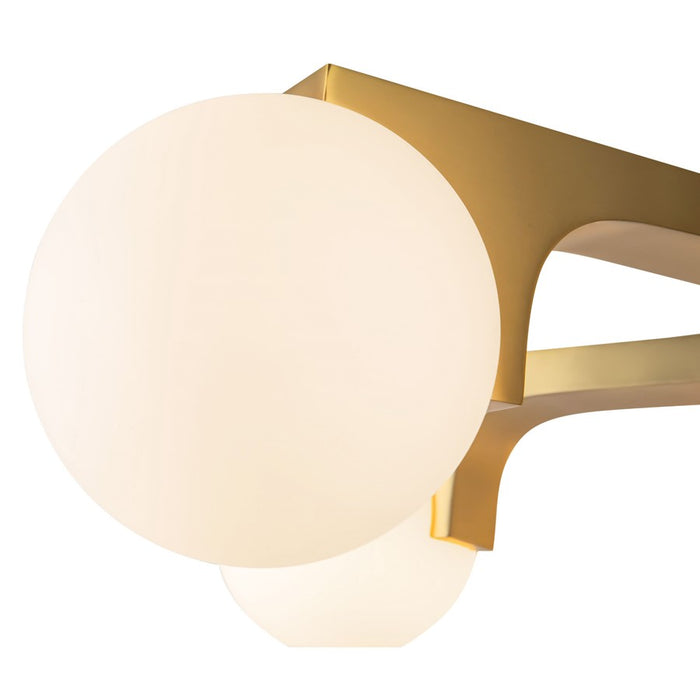 Kuzco Briar 37" Gold Chandelier, Brushed Gold