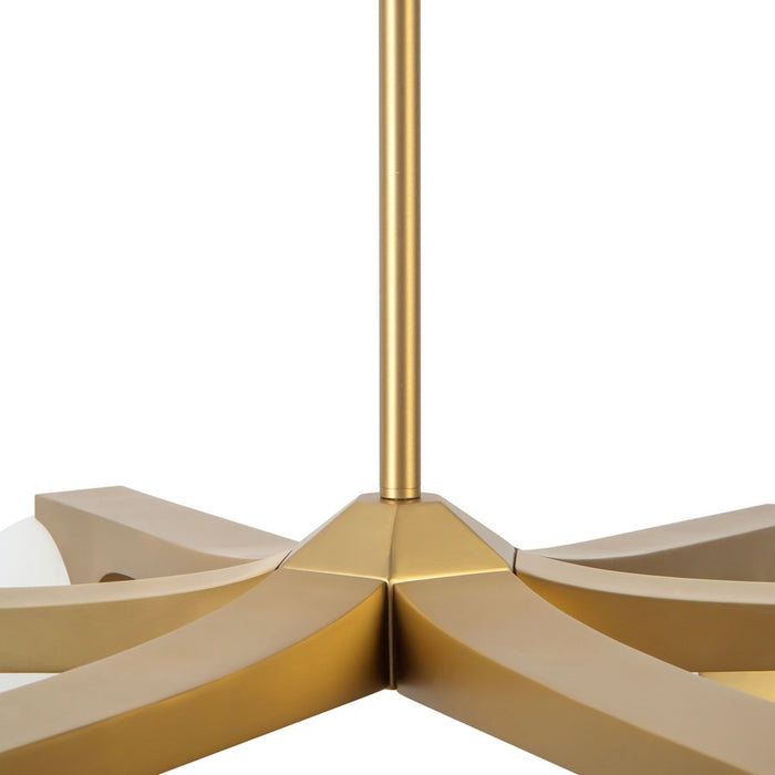 Kuzco Briar 37" Gold Chandelier, Brushed Gold