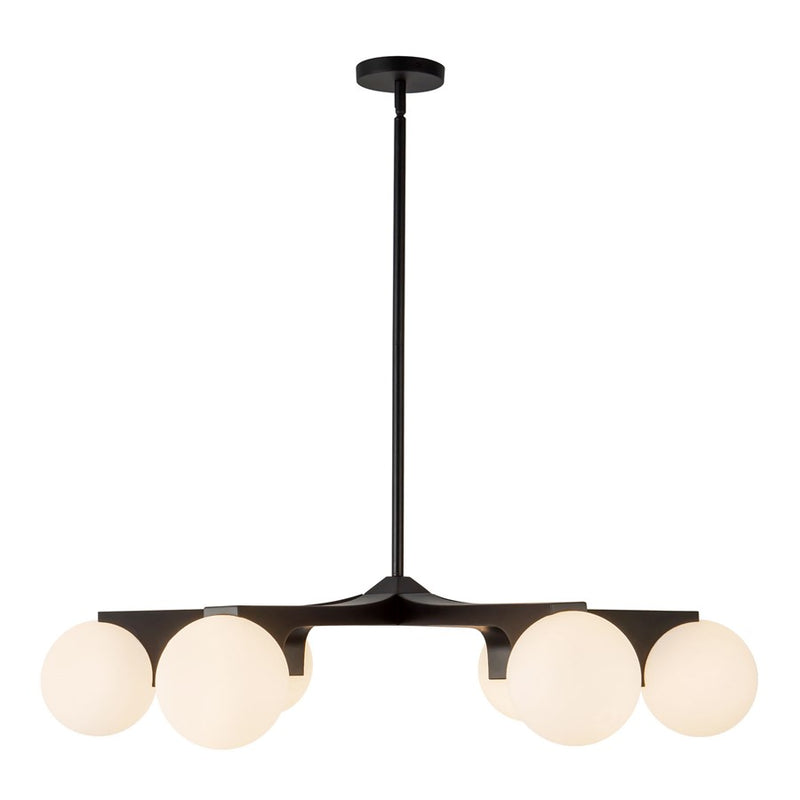 Kuzco Briar 37" Black Chandelier, Black