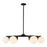 Kuzco Briar 37" Black Chandelier, Black