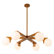 Kuzco Briar 37" Brown Chandelier, Teak - CH11537-TK