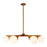 Kuzco Briar 37" Brown Chandelier, Teak