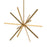 Kuzco Sirius 48" LED Chandelier, Brushed Gold - CH14348-BG-UNV-010