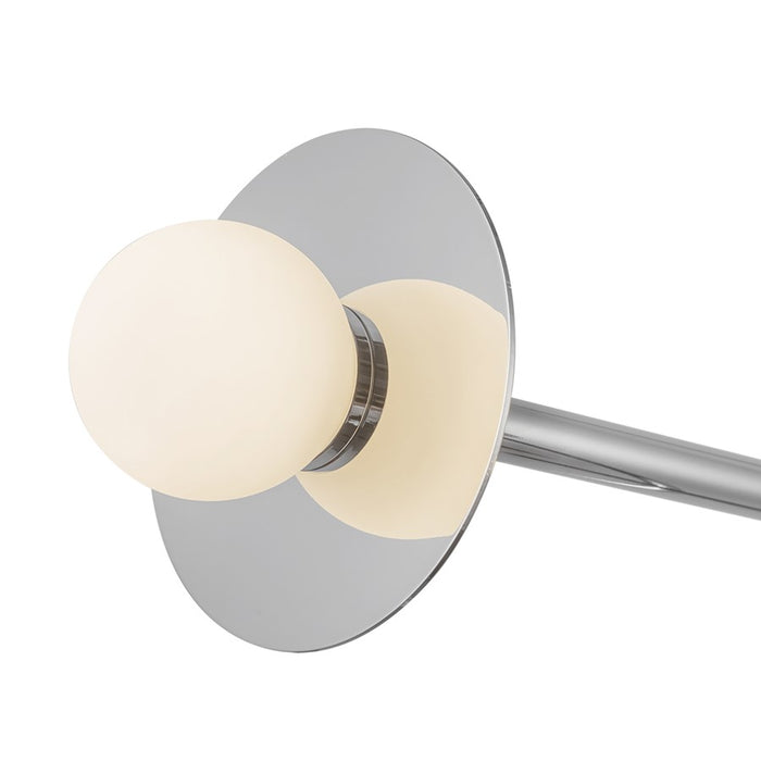 Kuzco Elixir 22" LED Chandelier, Chrome/Steel Shade