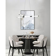 Kuzco Akari 48" LED Chandelier, Black - CH18548-BK-UNV-010