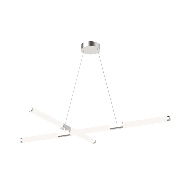 Kuzco Akari 48" LED Chandelier, Brushed Nickel