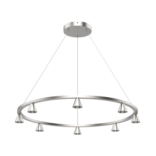 Kuzco Dune 33" LED Chandelier, Brushed Nickel