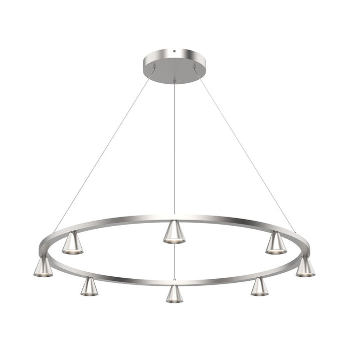 Kuzco Dune 33" LED Chandelier, Brushed Nickel