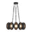 Kuzco Cortez 25" Blk Dim LED Chandelier, Urban Brz - CH305725UB