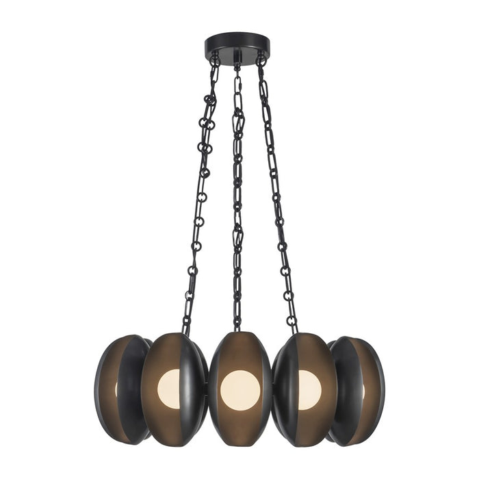 Kuzco Cortez 25" Blk Dim LED Chandelier, Urban Brz - CH305725UB