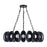 Kuzco Cortez 37" Black Dimmable LED Chandelier, Urban Bronze
