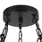 Kuzco Cortez 37" Black Dimmable LED Chandelier, Urban Bronze