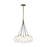 Kuzco Bolla 17" Chandelier, Brushed Gold/Clear Glass - CH3117-BG