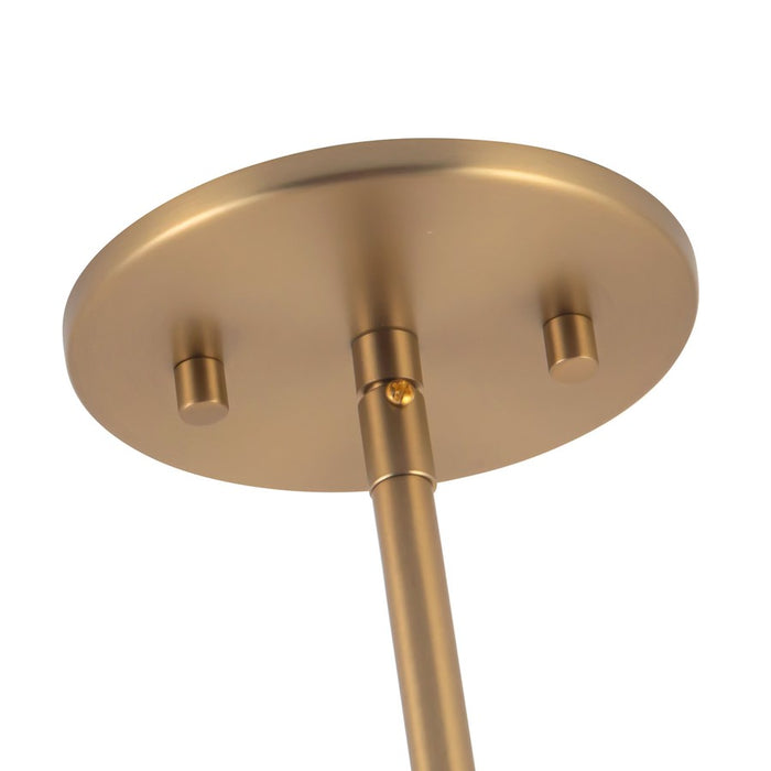 Kuzco Bolla 17" Gold Dimmable LED Chand, Brushed Gold/Mixed Glass