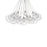 Kuzco Bolla 28" LED Chandelier, Chrome/Clear Glass Shade