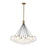 Kuzco Bolla 28" Chandelier, Brushed Gold/Clear Glass - CH3128-BG