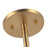 Kuzco Bolla 28" Gold Dimmable LED Chand, Brushed Gold/Mixed Glass