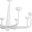 Kuzco Spade 30" Wht Dimmable LED Chandelier, Antique Wht