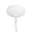 Kuzco Spade 30" Wht Dimmable LED Chandelier, Antique Wht