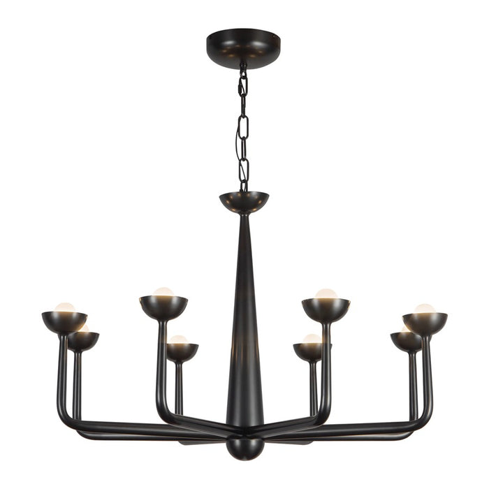 Kuzco Spade 30" Blk Dim LED Chandelier, Urban Brz - CH313830UB