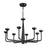 Kuzco Spade 30" Black Dimmable LED Chandelier, Urban Bronze