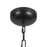 Kuzco Spade 30" Black Dimmable LED Chandelier, Urban Bronze