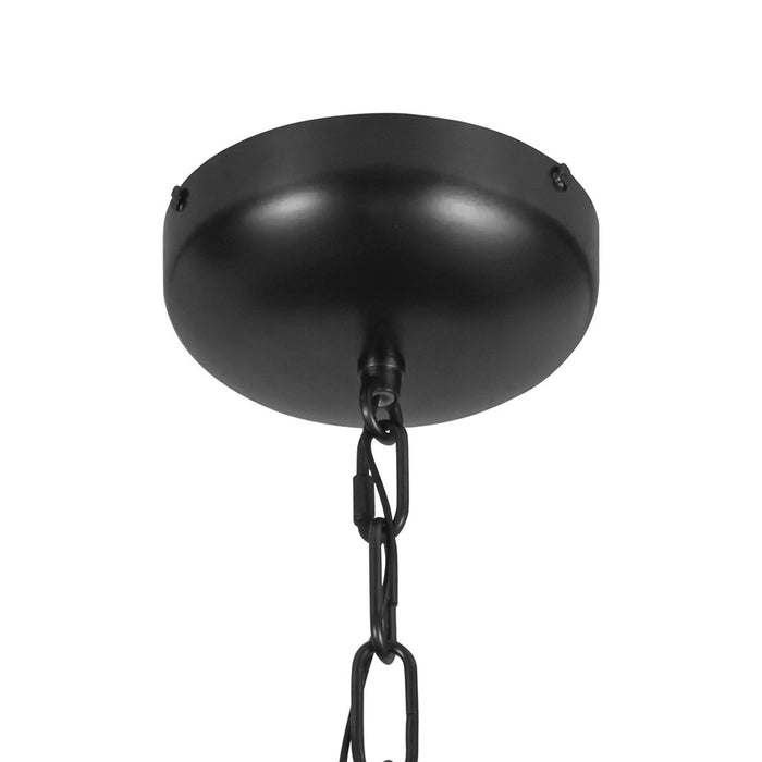 Kuzco Spade 30" Black Dimmable LED Chandelier, Urban Bronze