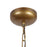 Kuzco Spade 30" Brass Dimmable LED Chandelier, Vintage Brass