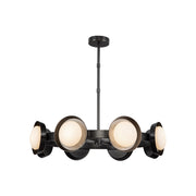 Kuzco Alonso 37" LED Chandelier, Urban Bronze/Steel Shade - CH320837UB-UNV