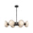 Kuzco Alonso 37" LED Chandelier, Urban Bronze/Alabaster Shade - CH320837UBAR-UNV
