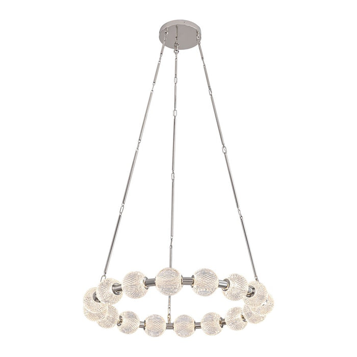 Alora Marni 32" Chandelier, Polished Nickel - CH321032PN-UNV-010