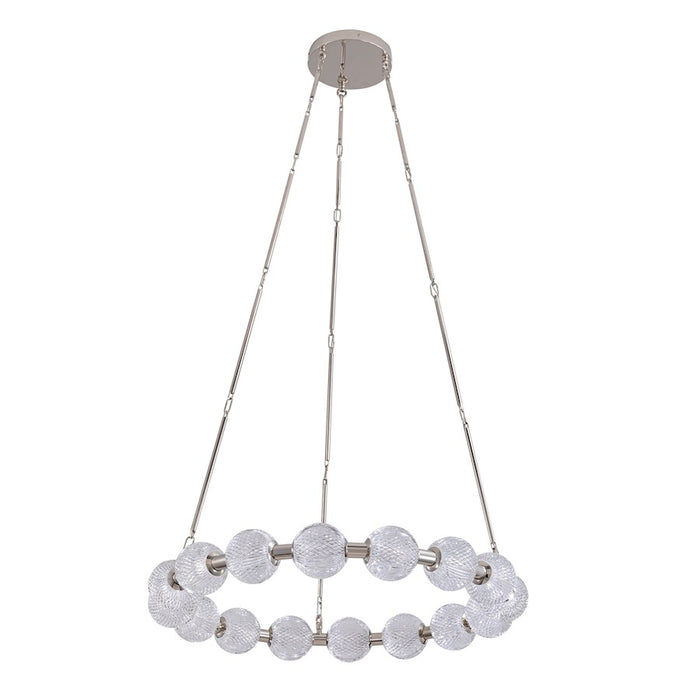 Alora Marni 32" Chandelier, Polished Nickel