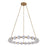 Alora Marni 41" Chandelier, Natural Brass