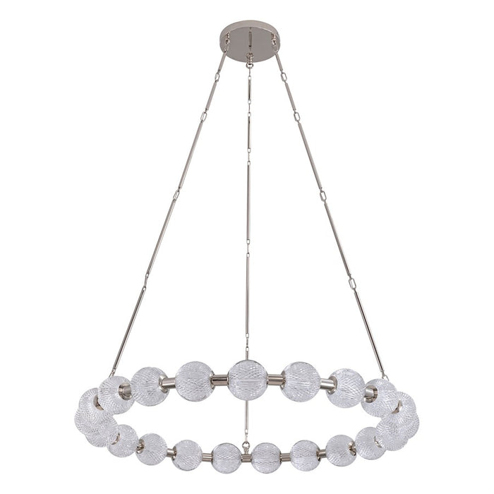 Alora Marni 41" Chandelier, Polished Nickel