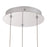 Kuzco Akoya 48 Lt Silver Dimmable LED Chandelier w/ Remote Drv, Chrome