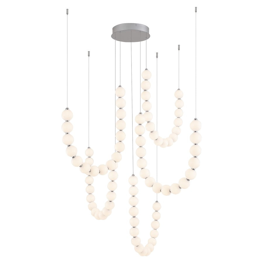Kuzco Akoya 80 Lt Slvr Dim LED Chandelier, Chrome - CH321805CH