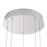 Kuzco Akoya 80 Lt Silver Dimmable LED Chandelier, Chrome