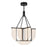 Kuzco Anders 24" Black Dimmable LED Chandelier, Urban Bronze