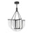 Kuzco Anders 24" Black Dimmable LED Chandelier, Urban Bronze