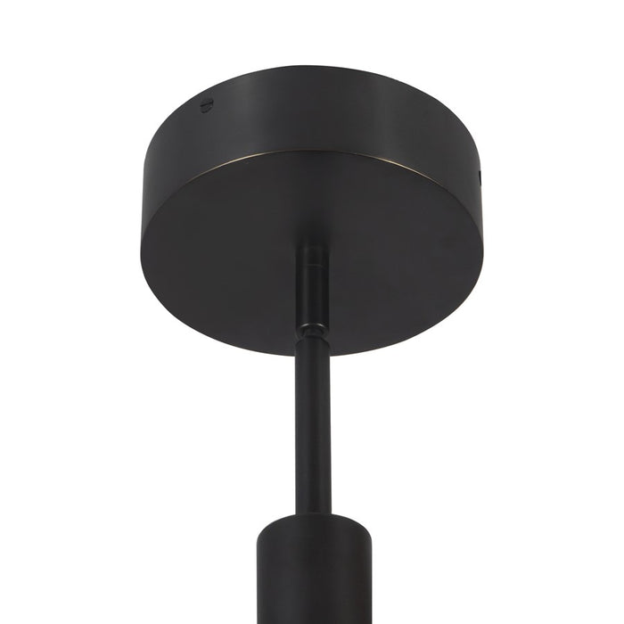 Kuzco Anders 24" Black Dimmable LED Chandelier, Urban Bronze