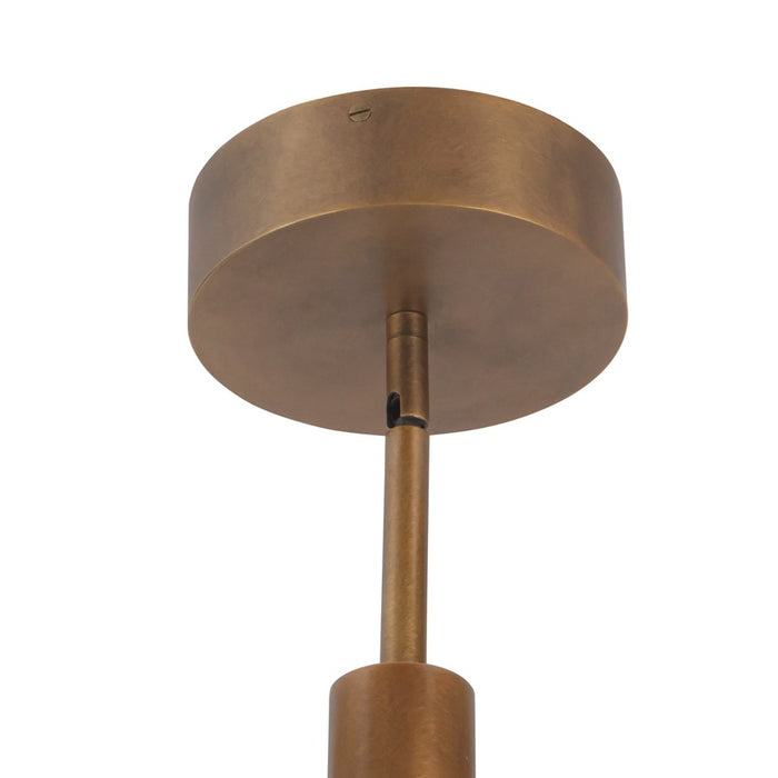 Kuzco Anders 24" Vintage Brass Dimmable LED Chand, Vintage Brass