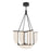 Kuzco Anders 30" Black Dimmable LED Chandelier, Urban Bronze