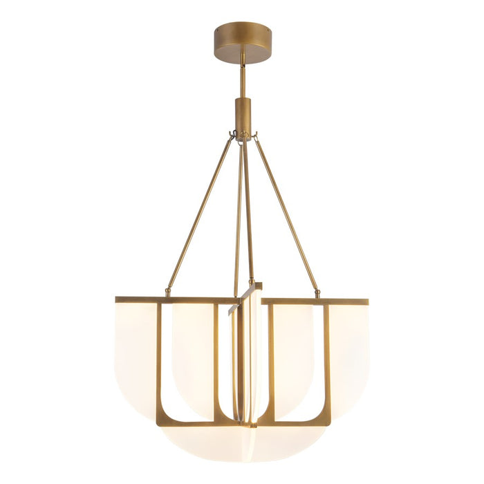Kuzco Anders 30" Brass Dim LED Chandelier, Vintage Brass - CH336429VB-UNV