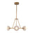 Kuzco Dahlia 28" Vintage Brass Dimmable LED, Vintage Brass/Alabaster