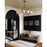 Alora Dahlia 46" LED Chandelier, Vintage Brass/Alabaster/Opal