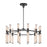 Kuzco Edwin 38" LED Chandelier, Bronze/Frosted Ribbed Glass - CH348038UBFR-UNV