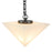 Kuzco Mineral 5-Lt Black Dimmable LED Chandelier, Urban Bronze/Alabaster
