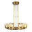 Alora Colette 27" Chandelier, Brass/Alabaster/Opal - CH362627VBAR-UNV