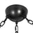 Kuzco Petra 363 3 Lt Black Dimmable LED Chand, Urban Bronze/Cloud Glass