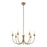 Kuzco Ember 26" Gold Chandelier, Brushed Gold - CH419726BG